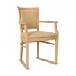 Ardenne Dining Chair in Cream Faux Leather