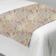 Long Self Lined Bed Runner in Elvina Terracotta Gold