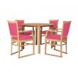 Ardenne round dining set in Orchid - 40" Table
