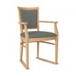 Ardenne Dining Chair in Grey Faux Leather