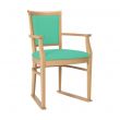 Ardenne Dining Chair in Spearmint Faux Leather