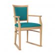Ardenne Dining Chair in Zest Turquoise Vinyl