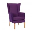 Twyford Chair in Aubergine & Plum
