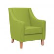 Burley High Back Armchair in Zest Apple Vinyl