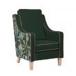 Summer Green Burley High Cushion Back Armchair - Green/Exotic