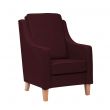 Burley High Cushion Back Armchair in Zest Mulberry Vinyl