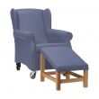 Coombe Day Care Chair in Zest Hyacinth Vinyl
