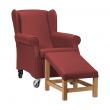 Coombe Day Care Chair in Zest Cherry Vinyl