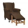 Coombe Day Care Chair in Zest Mushroom Vinyl