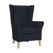 Cranborne High Back Chair in Zest Indigo Vinyl