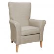 Cranborne High Back Non Wing Chair in Alba Wheat