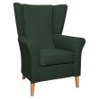 Cranborne High Back Chair in Alba Emerald