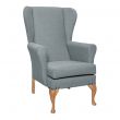 Leckford High Back Chair in Alba Eau De Nil