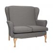 Dunbridge 2 Seat Sofa in Alba Pewter Soft Feel