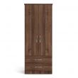 Eaton 2 Door 2 Drawer Wardrobe in Walnut