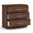 Eaton 3 Drawer Chest in Walnut