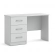 Eaton 3 Drawer Dressing Table in White Ash