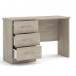 Eaton 3 Drawer Dressing Table in Grey Oak