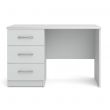 Eaton 3 Drawer Dressing Table in White Ash