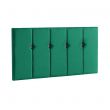 Fluted Headboard - Libra Bottle with Buttons in Belgravia Blush
