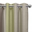 Vertica Chocolate Lime Curtains