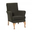 Leckford Medium Back Chair in Libra Grey Soft Feel