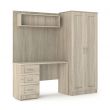Loxton 3 Drawer Dressing Table in Grey Oak