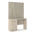 Loxton 3 Drawer Dressing Table in Grey Oak