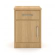 Hadleigh 1 Door 1 Drawer Bedside Table in Lissa Oak