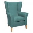 Linwood High Back Chair in Alba Ocean