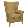 Linwood High Back Chair in Alba Saffron