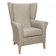Linwood High Back Chair in Alba Wheat