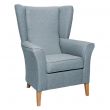 Linwood High Back Chair in Alba Mist