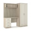 Loxton 3 Drawer Dressing Table in Grey Oak with Cream Fronts