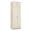 Loxton 2 Door Wardrobe in Grey Oak with Cream Fronts