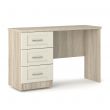 Loxton 3 Drawer Dressing Table in Grey Oak with Cream Fronts