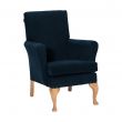 Leckford Medium Back Chair in Libra Midnight Soft Feel