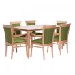 Padbury Rectangular Dining Set in Zest Wasabi Vinyl - 910 x 1500mm Table