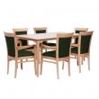 Padbury Rectangular Dining Set in Zest Elm Vinyl - 910 x 1500mm Table