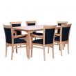 Padbury Rectangular Dining Set in Zest Ink Vinyl - 910 x 1500mm Table