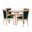 Padbury Round Pedestal Dining Set in Zest Emerald Vinyl - 36" Table