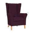 Cranborne High Back Chair in Zest Plum Vinyl