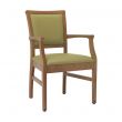 Sara Dining Chair with integral front wheels
