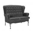 Grande High Back 2 Seat Sofa With Wings