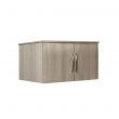 Somerset 2 Door Top Box in Grey Oak