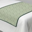 Summer Green Long Padded Bed Runner