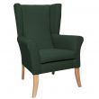 Tangley High Back Chair in Alba Emerald