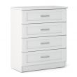 Loxton 4 Drawer Chest in White Ash