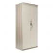 Winscombe 2 Door Wardrobe in Grey Oak with Cream Fronts