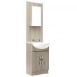 Winscombe 2 Door Vanity Unit in Grey Oak